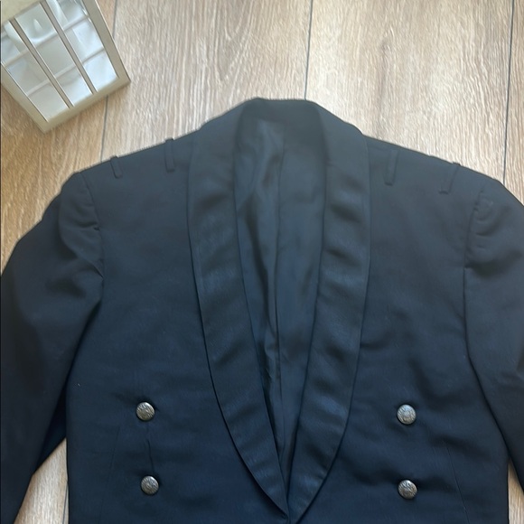 Hand Taylor by Carey Baltimore Black Military Style Jacket – Air Force Buttons - Picture 7 of 11